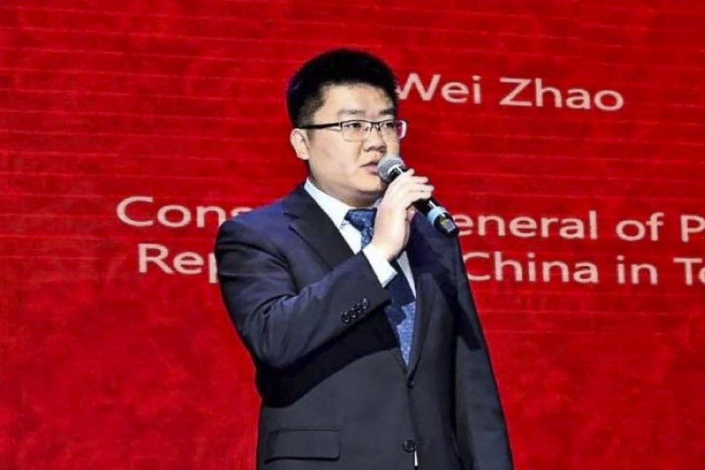 Canada on Monday expelled Toronto-based Chinese diplomat Zhao Wei after an intelligence report accused him of trying to target a Canadian lawmaker critical of China’s treatment of its Uygur Muslim minority. Photo: Weibo