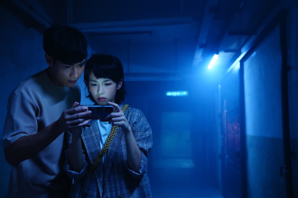 Angus Yeung (left) and Gladys Li in a still from “Social Distancing” (category: IIB, Cantonese), a supernatural horror movie set in Hong Kong directed by Gilitte Leung.