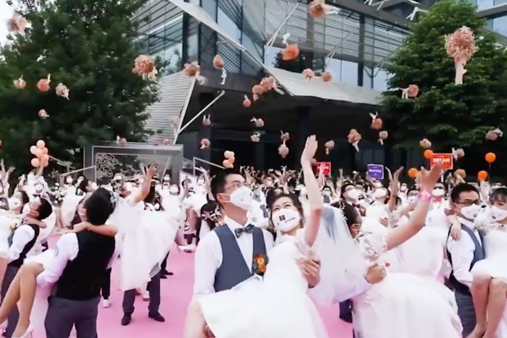 There was no official reason given for dropping the group wedding ceremony, which was started a year after Alibaba Group Holding’s inaugural observance of AliDay in 2005. Photo: Weibo