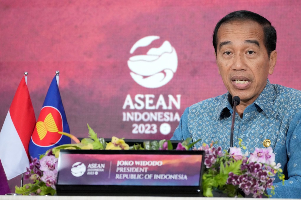 Indonesia president Joko Widodo said Myanmar human rights abuses cannot be tolerated  at the conclusion of a Southeast Asian leaders summit. Photo: Pool via Reuters