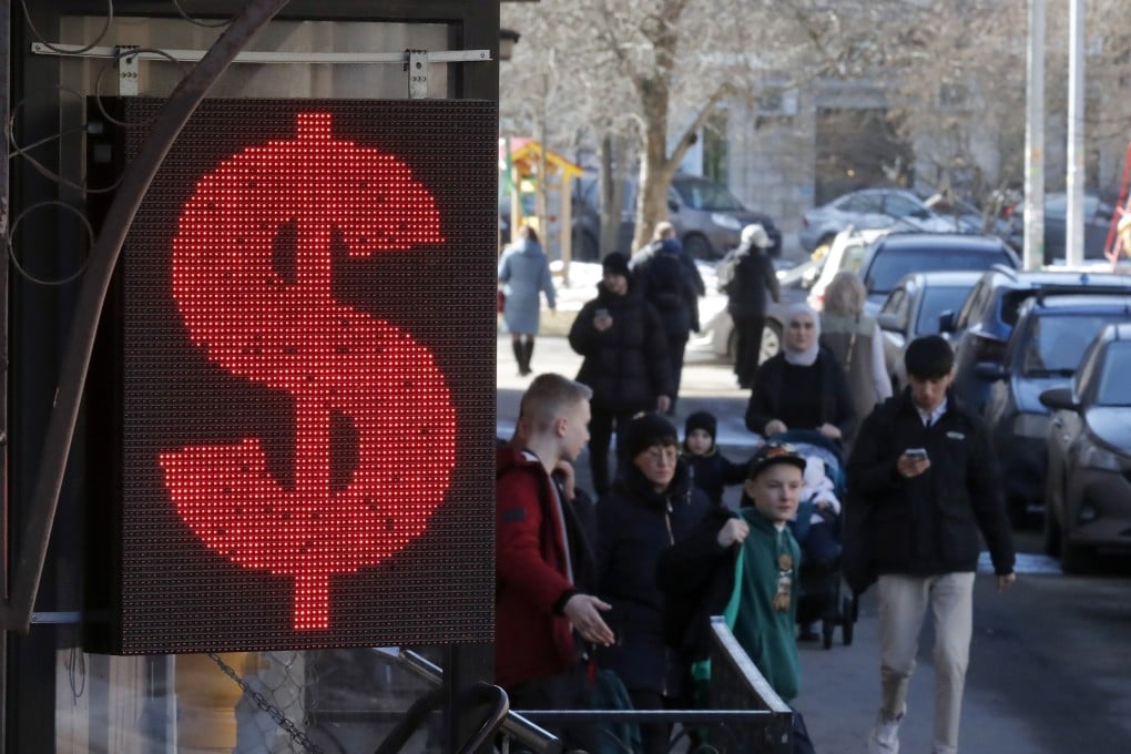 The yuan has now become a regional reserve currency for Russia as it seeks to cut reliance on the US dollar. Photo: EPA-EFE