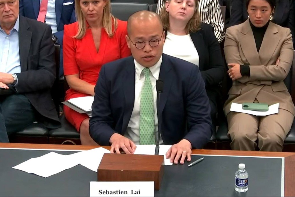 Sebastien Lai, son of imprisoned media tycoon Jimmy Lai, called on the US “to do all it can” to secure his father’s release. Photo via Twitter