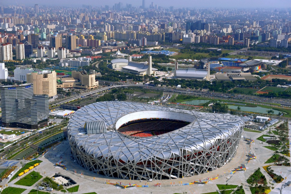 The match could take place at the National Stadium, known as the Bird’s Nest, in Beijing. Photo: AFP
