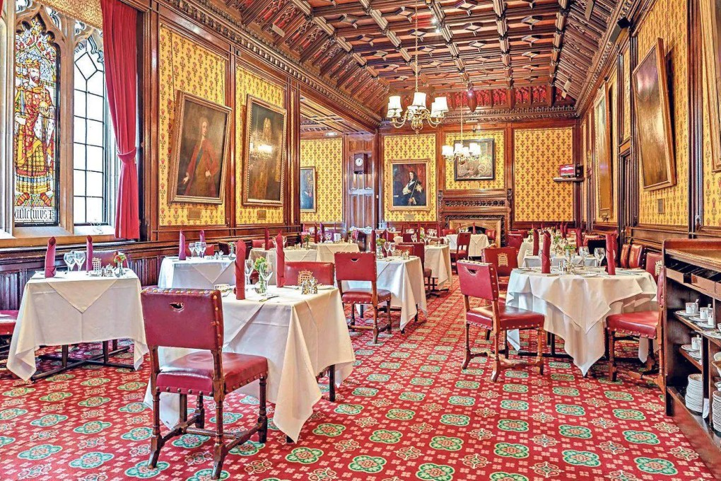 The House of Lords in Britain’s Houses of Parliament opens its Peers’ Dining Room to the public for a few days every year, and this writer enjoyed a very British three-course meal. Photo: Houses of Parliament Press Office