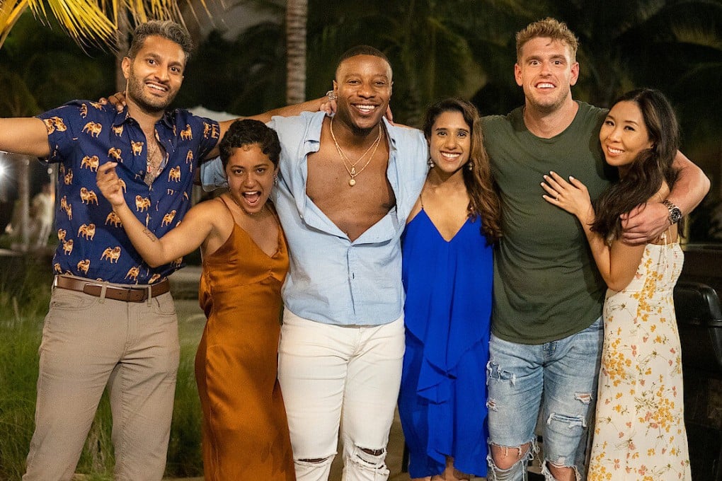 The concept of removing physical appearance from dating has grown in popularity in recent years thanks to Netflix’s reality dating show Love is Blind (pictured), but Dating Blind founder Arissa Haze says she created her event several month before the series’ premiere. Photo: Netflix