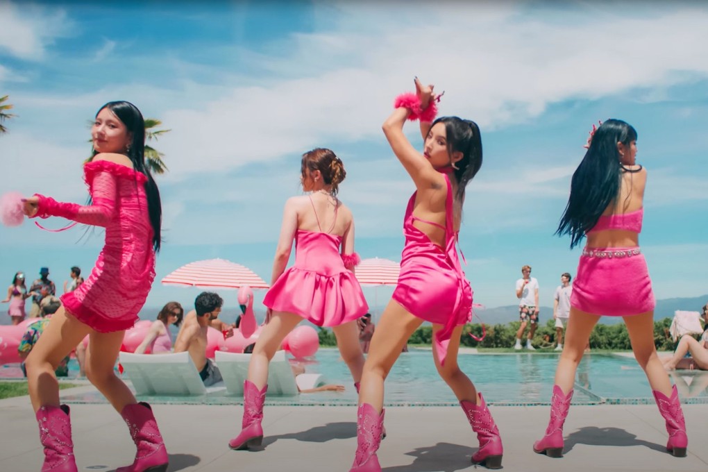 K-pop group (G)-Idle’s sixth mini-album I Feel includes the song Queencard, which sends a message of self-love to their fans. Above: a still from the official music video for Queencard. Photo: YouTube/(G)I-dle