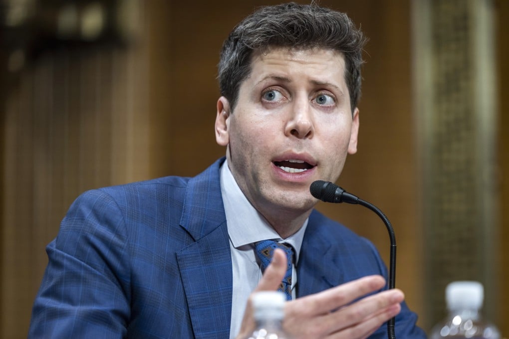 OpenAI CEO Sam Altman testifies before the Senate Judiciary Subcommittee on Privacy, Technology and the Law in Washington on Tuesday. Photo: EPA-EFE