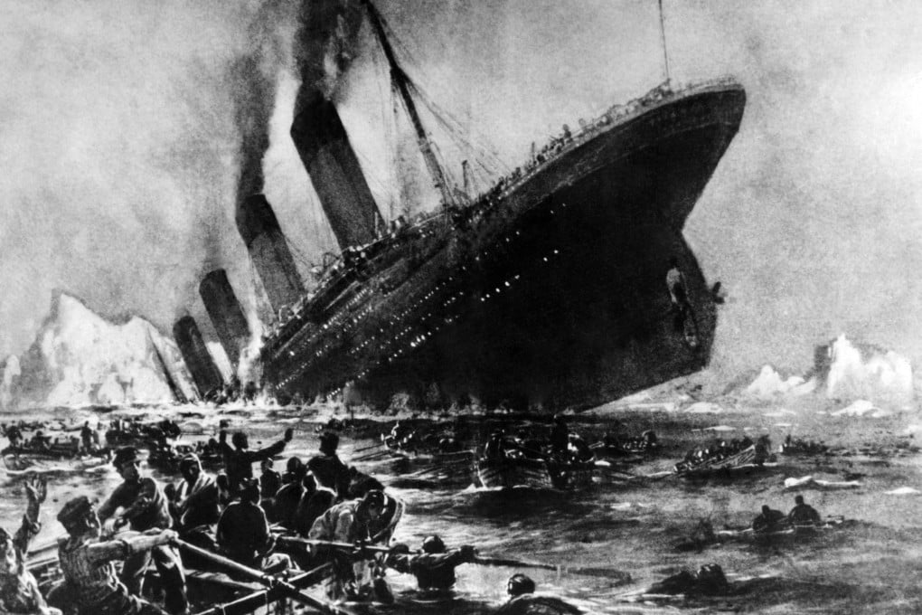 Undated artist impression showing the 1912 shipwreck of the British luxury passenger liner Titanic during its maiden voyage. Photo: AFP