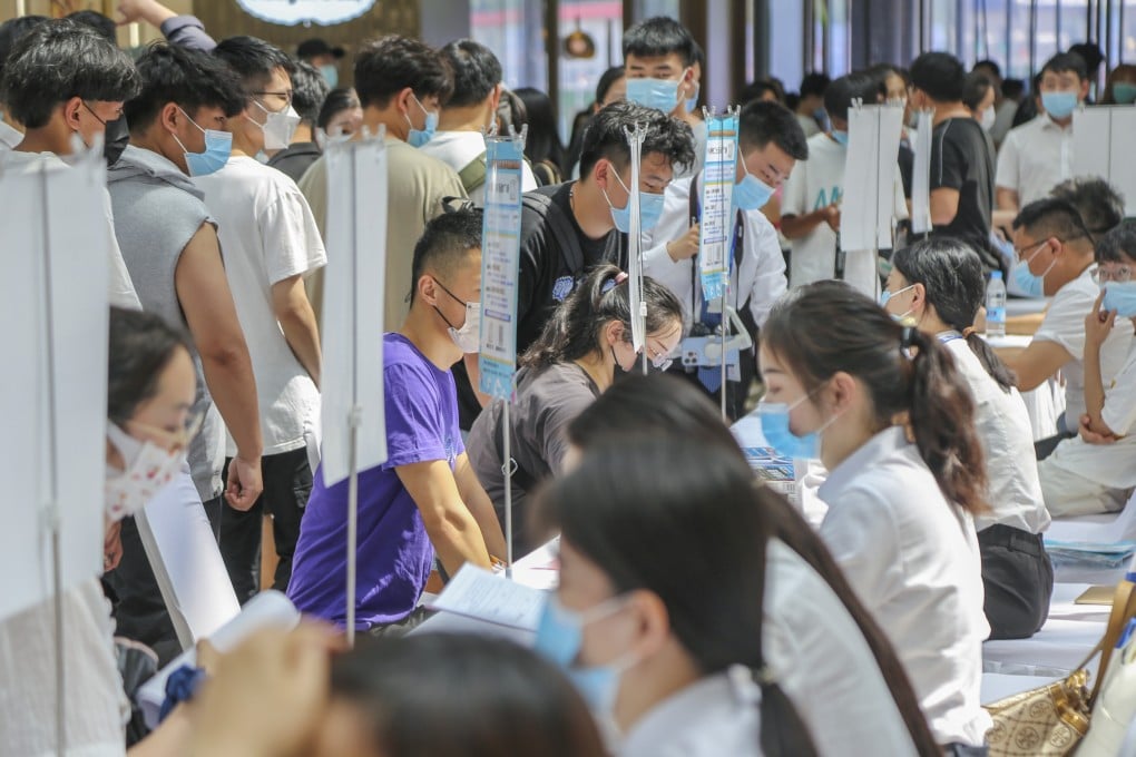 A record 11.58 million college graduates – equivalent to the population of Belgium – are set to enter China’s job market this year. Photo: VCG via Getty Images