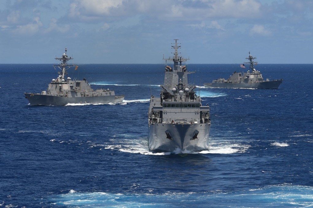 The contest over the South China Sea is not limited to local parties, with the strategic waterway regarded by the US as critical to its Indo-Pacific strategy. Photo: US Navy