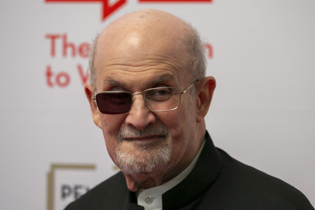 British-American novelist Salman Rushdie at the PEN America 2023 Spring Literary Gala in New York. Photo: EPA-EFE