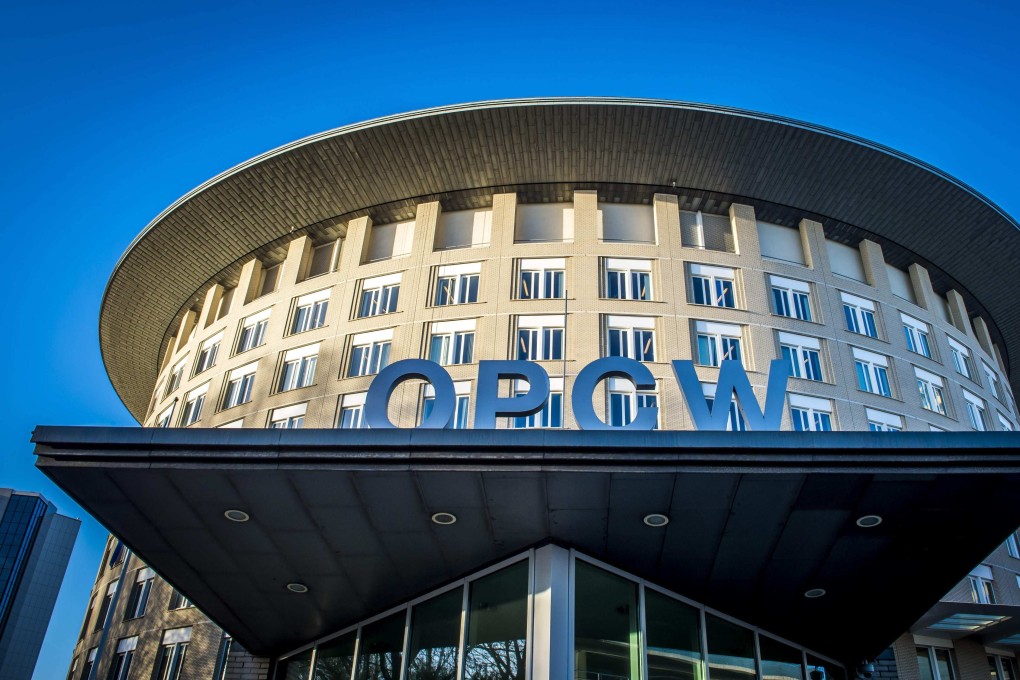 The Organisation for the Prohibition of Chemical Weapons (OPCW) building in The Hague. Photo: AFP