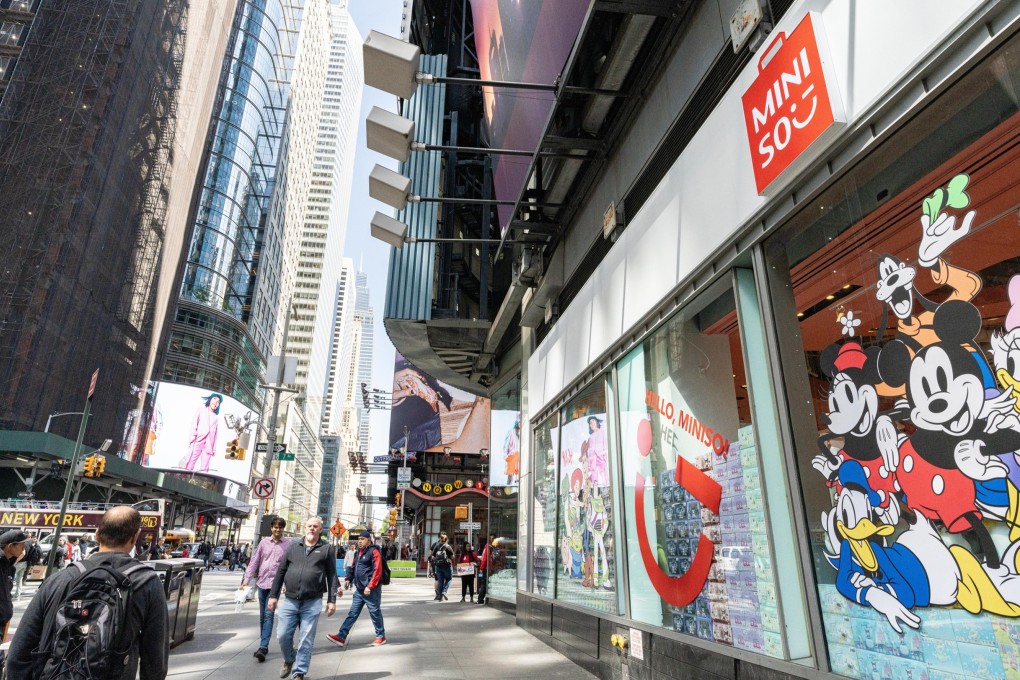 Miniso’s shop at Times Square in New York City. Photo: Handout