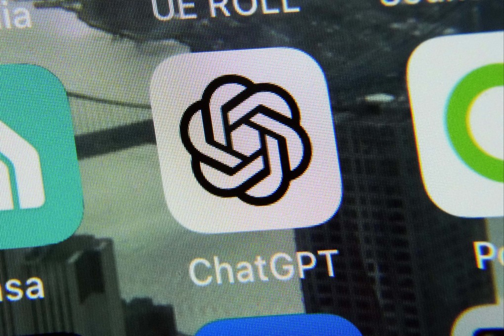 The ChatGPT app is displayed on an iPhone. Photo: AP Photo