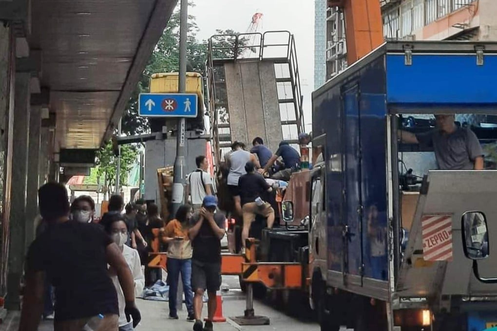 Eight film workers were injured during Saturday’s accident. Photo: Handout