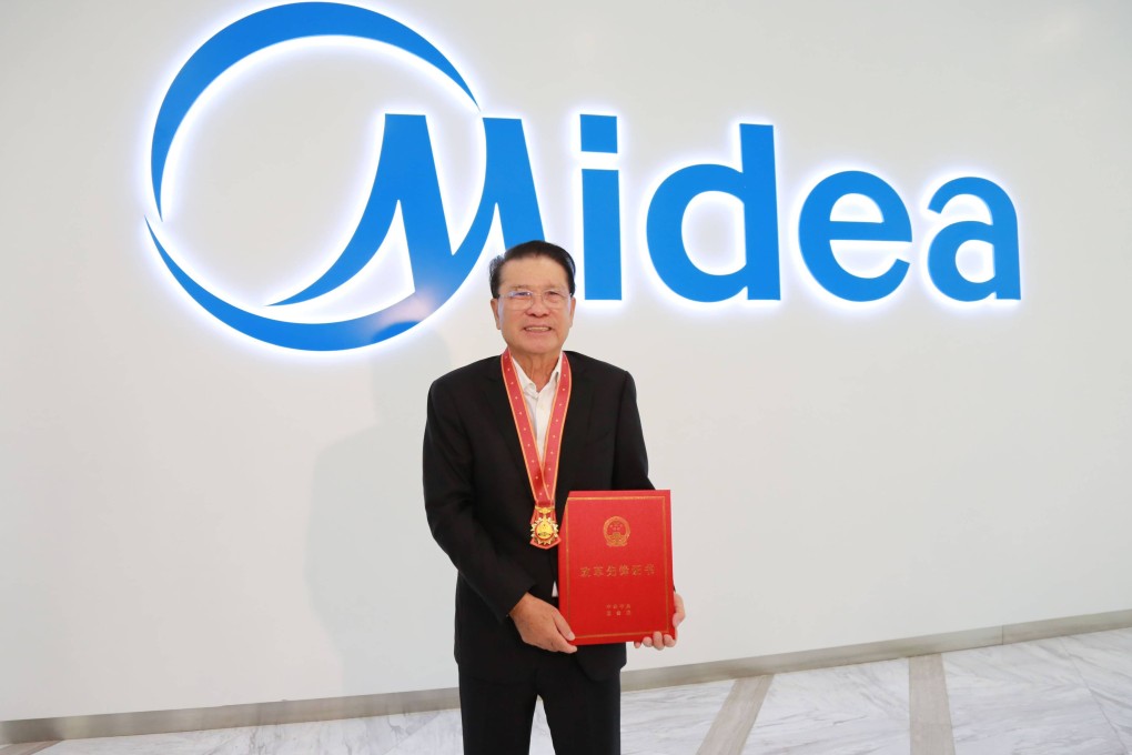 He Xiangjian, founder and largest shareholder of home appliances giant Midea Group, wants China’s younger generation to to help shore up local scientific research. Photo: itouchtv.cn