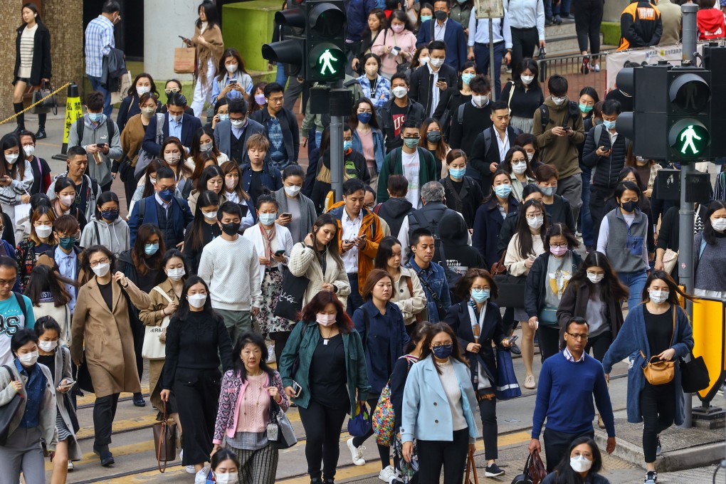 Hong Kong commuters in Quarry Bay. The city recently experienced a “small wave” of Covid-19, according to an expert. Photo: Dickson Lee