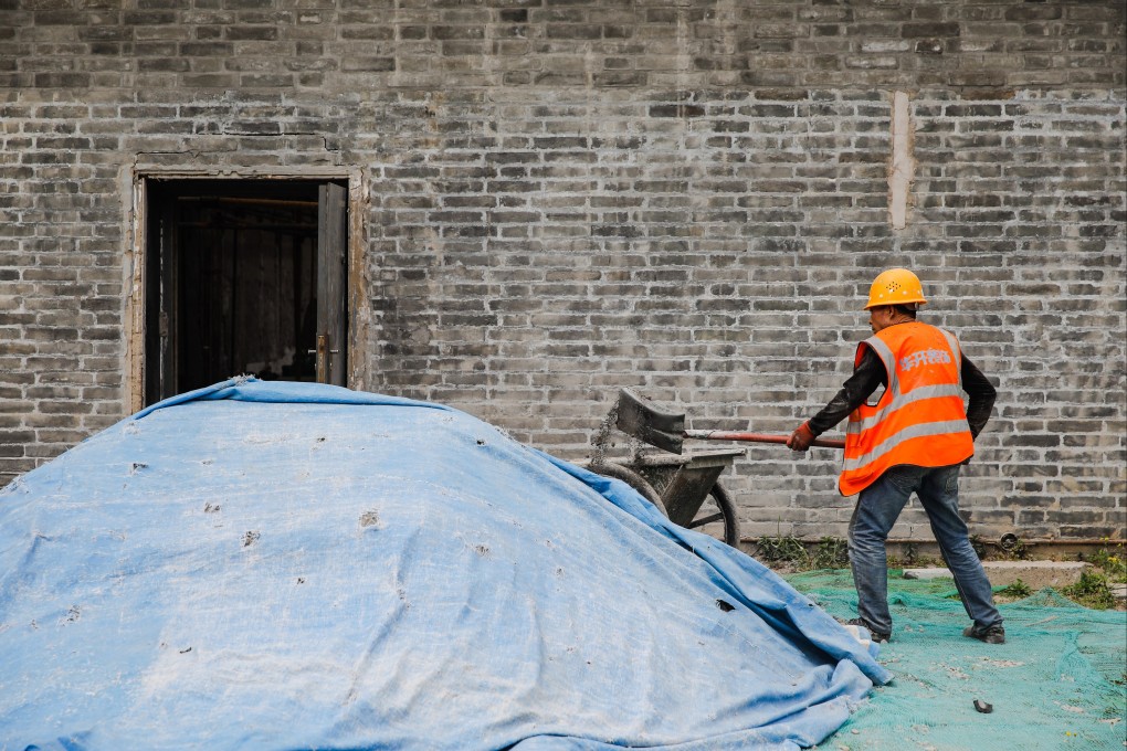 Coface found that China’s construction sector had the longest average payment delay, at 96 days. Photo: EPA-EFE