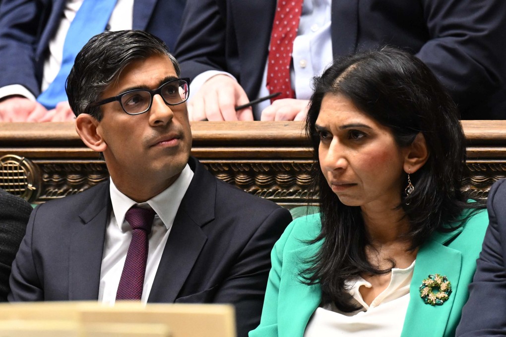 Britain’s Prime Minister Rishi Sunak said he did not know the ‘full details’ of Home Secretary Suella Braverman’s speeding case. Photo: UK Parliament via AFP