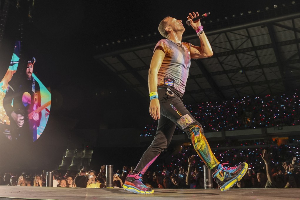 Chris Martin of British band Coldplay performs in Portugal on May 17, 2023. Photo: EPA-EFE