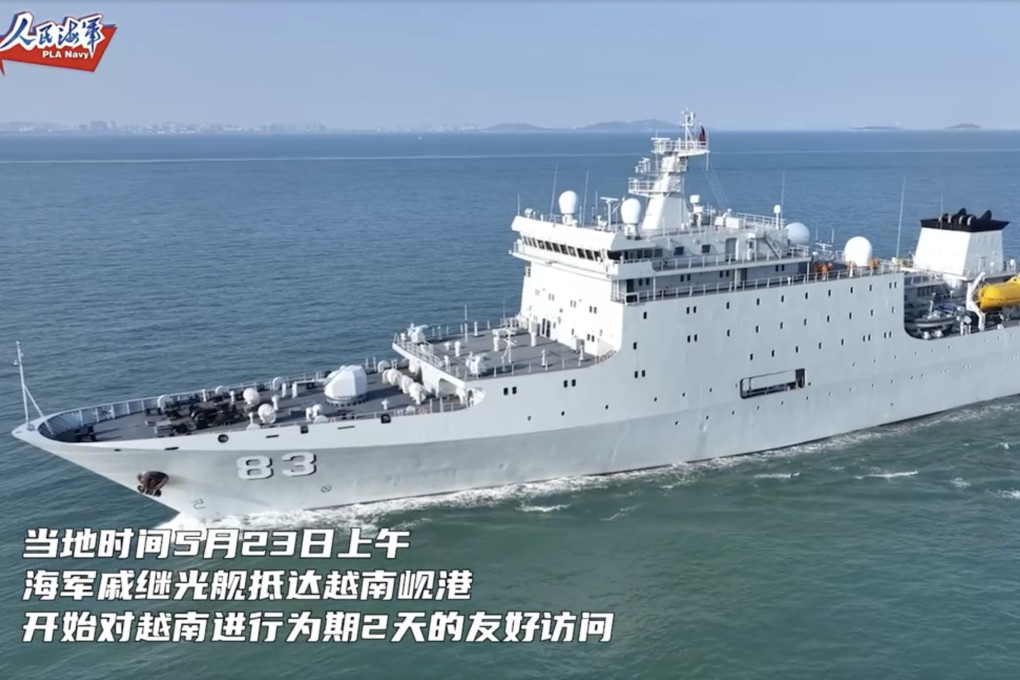 The Qi Jiguang has been used in many military diplomatic missions by China since entering service in 2017. Photo: Weibo