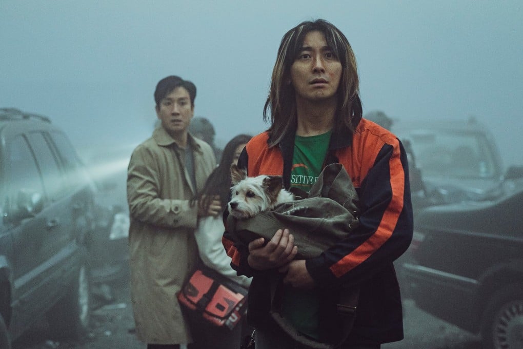 Ju Ji-hoon (right) and Lee Sun-kyun in a still from “Project Silence”, a Korean monster thriller directed by Kim Tae-gon that premiered at the Cannes Film Festival 2023. Kim Hie-won and Kim Su-an co-star.