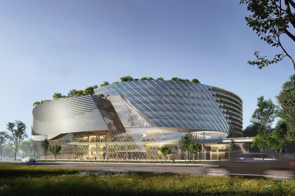 Illustration of Changxin Memory Technologies’ research and development building in Hefei, capital of Anhui province in eastern China. Photo: Handout