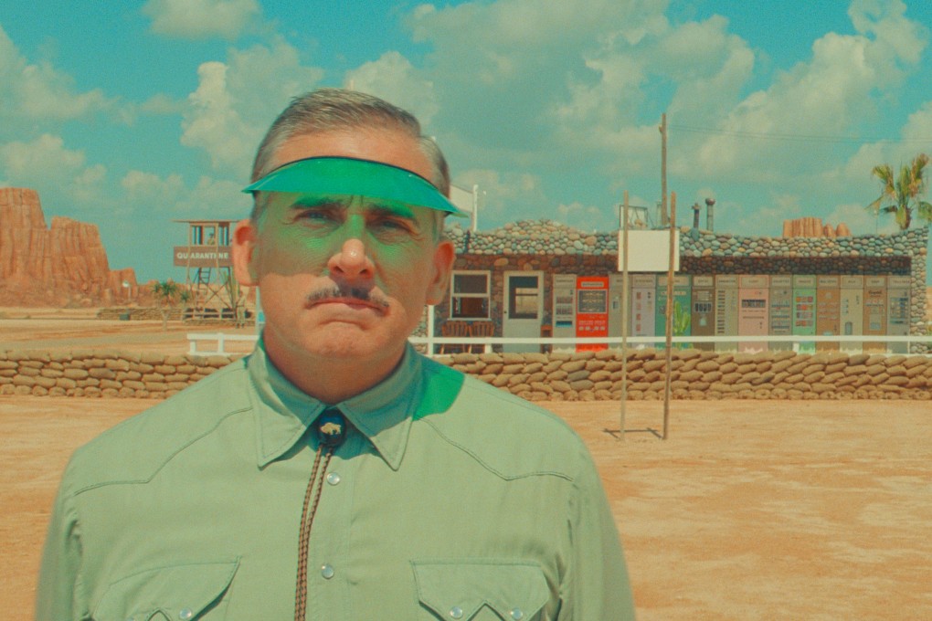 Steve Carell in a still from “Asteroid City”, directed by Wes Anderson and starring Jason Schwartzman, Scarlett Johansson and Tom Hanks. Photo: Pop. 87 Productions/Focus Features