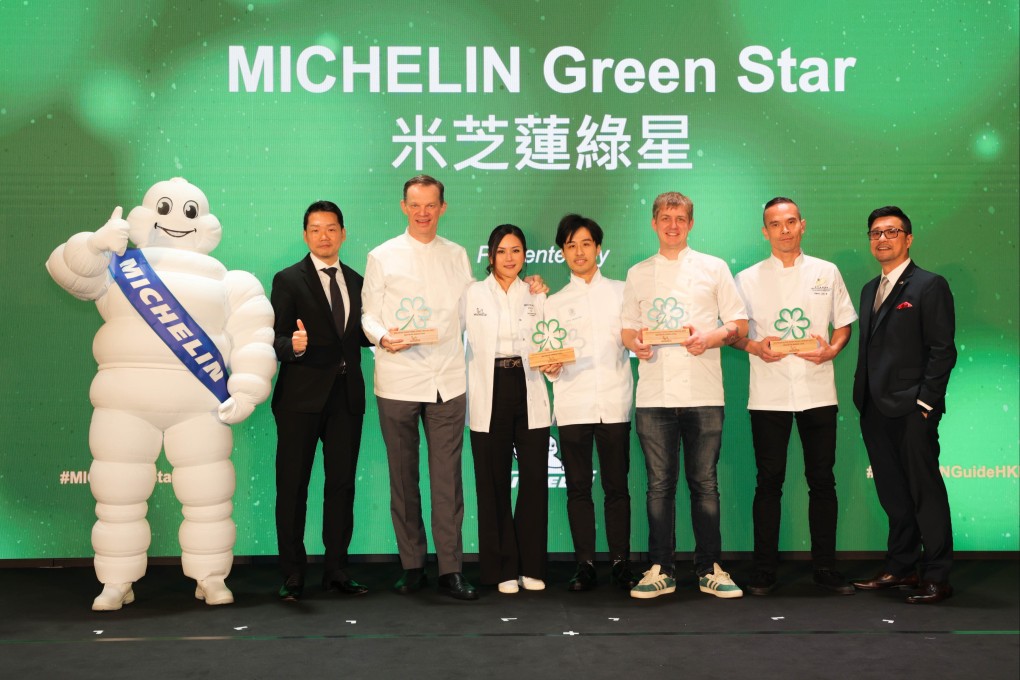 Recipients of Green Stars at the 2023 Michelin Hong Kong and Macau ceremony 2023, held at Macau’s Grand Lisboa Hotel. Photo: Michelin Guide