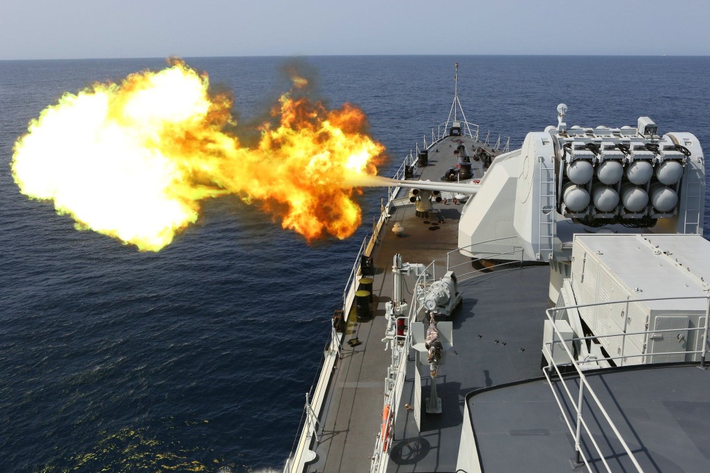 The PLA Navy missile destroyer Harbin participates in a counter-piracy exercise with the US Navy in the Gulf of Aden on August 25, 2013. The crisis in Sudan offers China and the United States another opportunity to cooperate to benefit the Global South. Photo: Xinhua