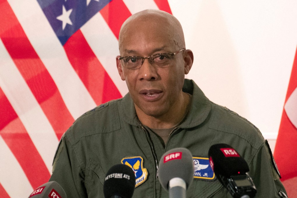US Air Force General Charles Q. Brown Jnr would be only the second black officer to become chair of the Joint Chiefs of Staff, after Colin Powell two decades ago. Photo: Reuters