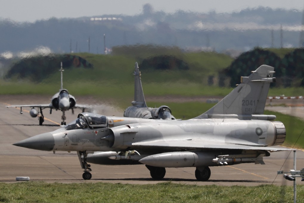 Taiwan’s defence minister acknowledged there was an “age concern” with the Mirage fleet. Photo: EPA-EFE