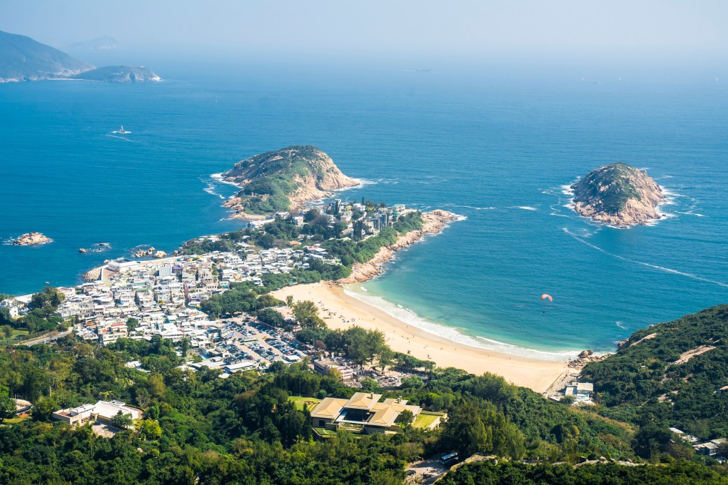 A bird’s eye view from the Dragon’s Back, where a paraglider crashed on Friday. Photo: Shutterstock