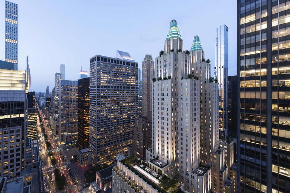 Luxury flats in The Towers of the Waldorf Astoria on Park Avenue in New York are among properties receiving interest from mainland China buyers amid a ‘100 per cent uptick in demand’. Photo: Handout