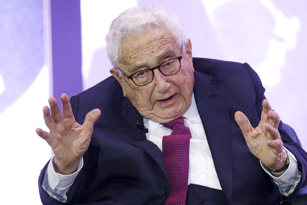 Henry Kissinger speaks during an event in 2019. Photo: Getty Images/TNS