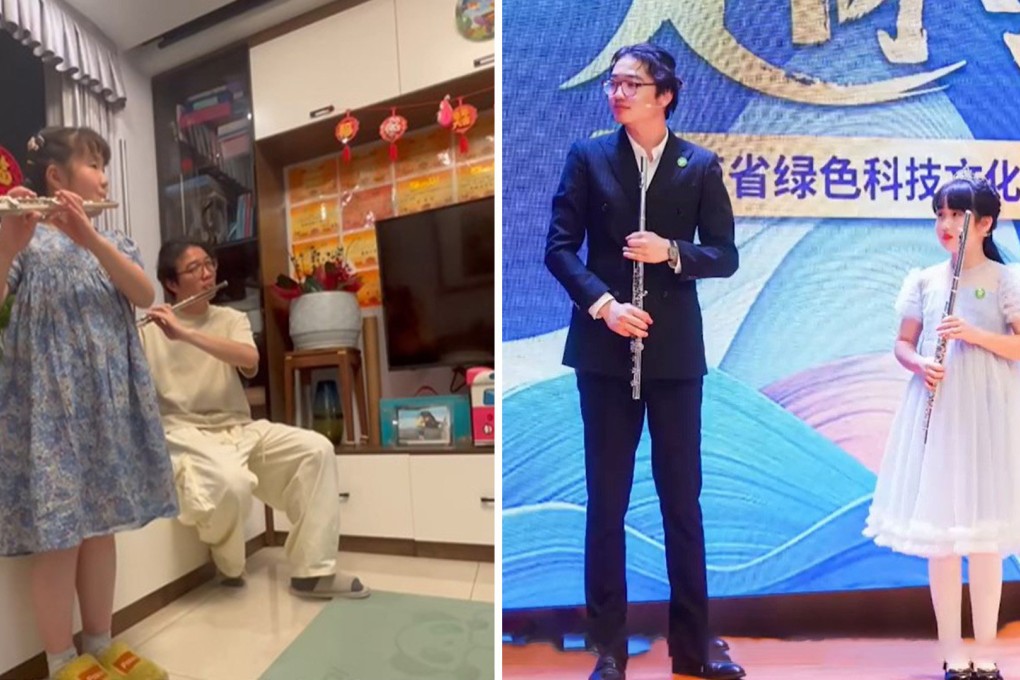 Hearing a far more skillful version of Edelweiss drifting down from above, the girl looked up in curiosity, and later she and the upstairs flautist became friends. Photo: SCMP composite/Baidu