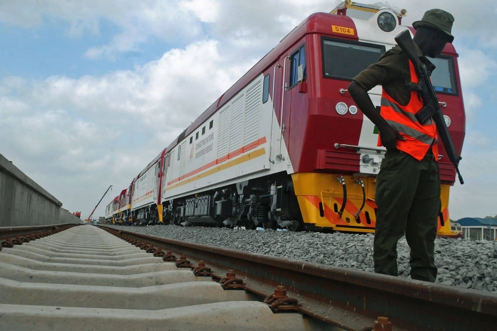 Kenya worked with China to set up an elite police force to protect the Mombasa-Nairobi Standard Gauge Railway. The railway was funded and built by China. Photo: AFP