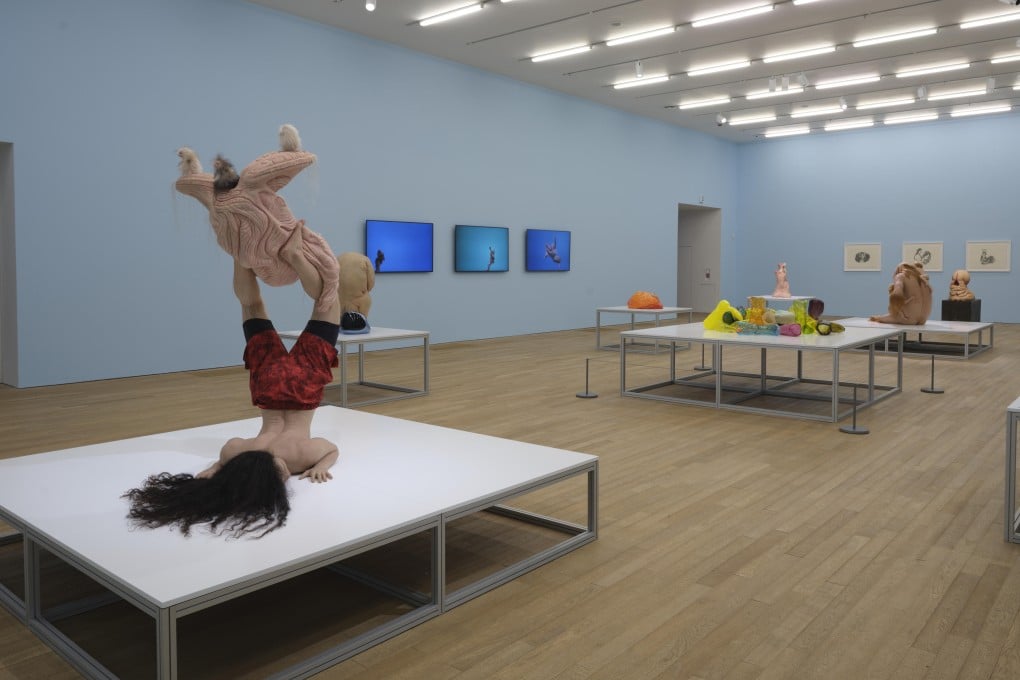 A section of “Hope”, Australian artist Patricia Piccinini’s first Hong Kong solo show, which showcases grotesque sculptures, many of which challenge our relationship with animals. Photo: Tai Kwun