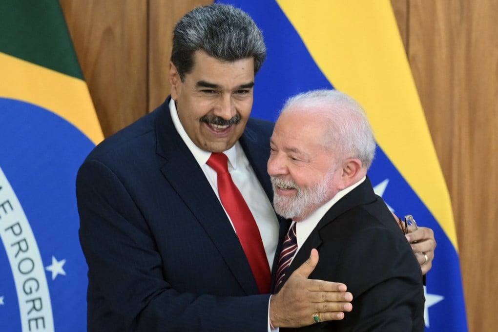 Brazilian President Luiz Inacio Lula da Silva met Monday with his Venezuelan counterpart Nicolas Maduro. Photo: TNS