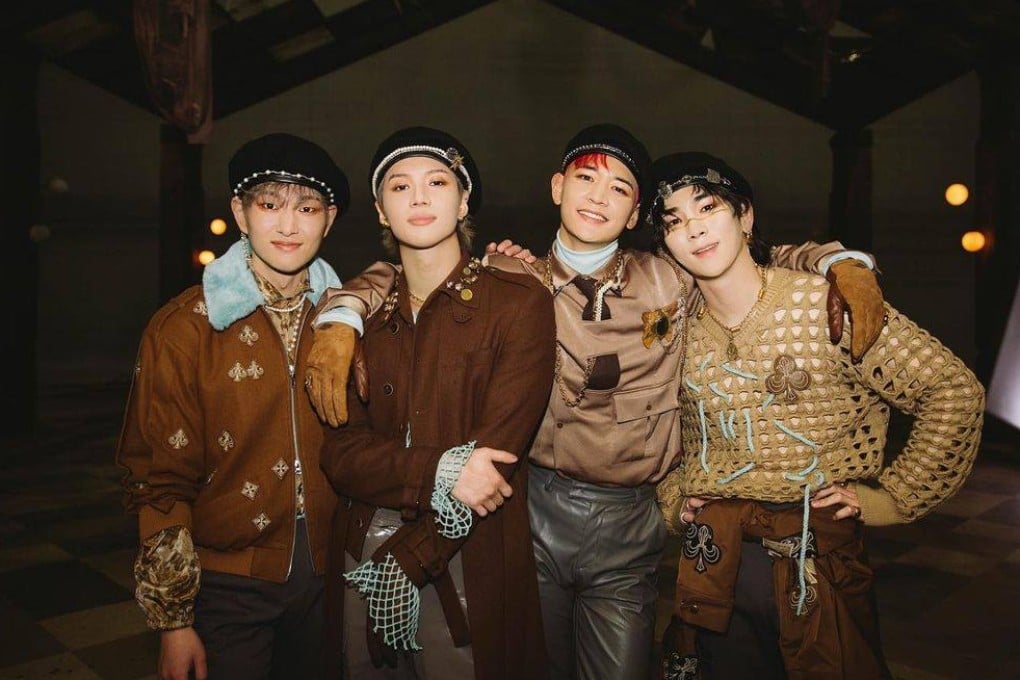 A behind-the-scenes photo of Shinee during their “Don’t Call Me” music video shoot in 2021. Fifteen years after their debut, the K-pop boy group are making a comeback with their eighth full-length album. Photo: @shinee/Instagram
