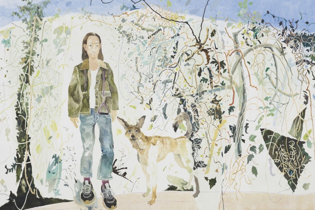 “Haze and MuiMui” (2023) by Chris Huen is part of the “New Moroism” exhibition at White Cube gallery in Hong Kong. The show sees artists from the Asian diaspora reflect on the impermanence of “home”. Photo: White Cube