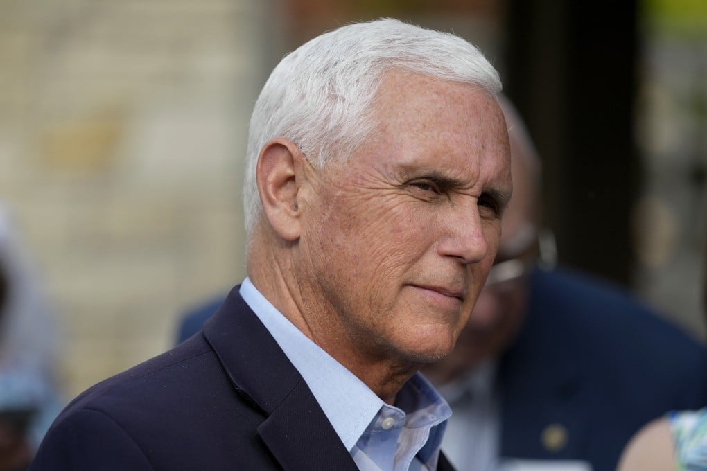 Former US vice-president Mike Pence. File photo: AP