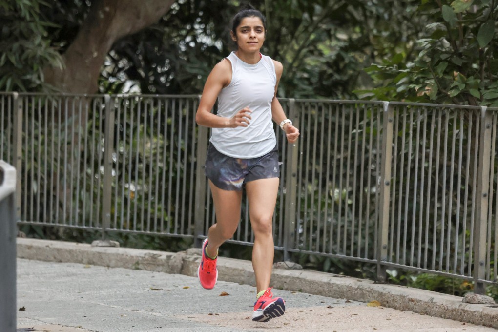 Winnie Khattar on a training run. The Hong Kong-based finance executive entered her first race, an ultramarathon, in 2018 and has not looked back since. Running is “the most rewarding experience”, she says. Photo: Jonathan Wong