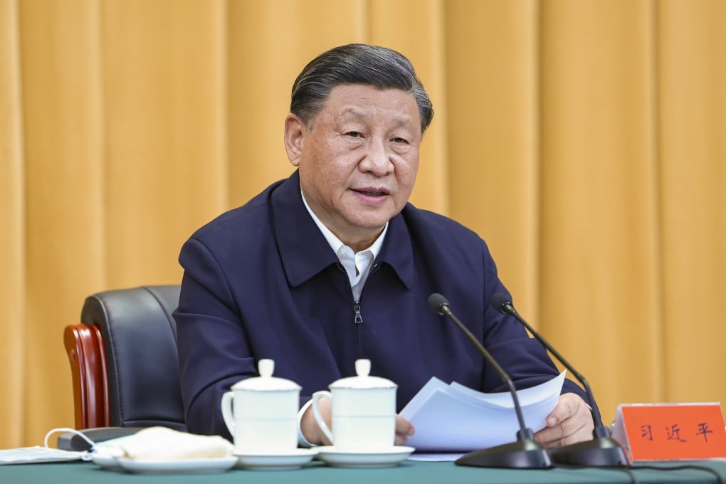 President Xi Jinping addresses a cultural symposium in Beijing on Friday. Photo: Xinhua