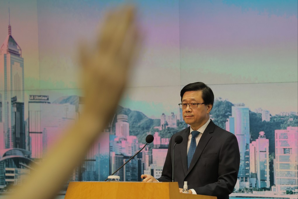 Chief Executive John Lee Ka-chiu has said any activities related to June 4 must obey the law. Photo: SCMP / Jelly Tse