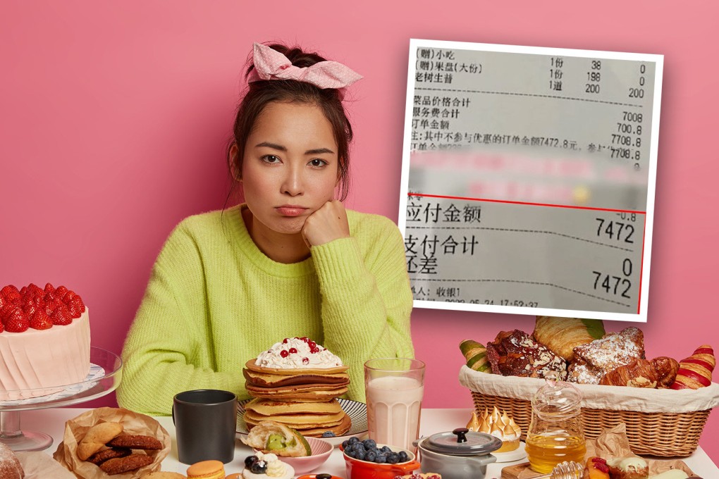 There has been anger on mainland social media after a group of friends in China went to the restaurant of a friend out of a sense of goodwill and were presented with a pre-ordered bill for US$1,000. Photo: SCMP composite/Baidu