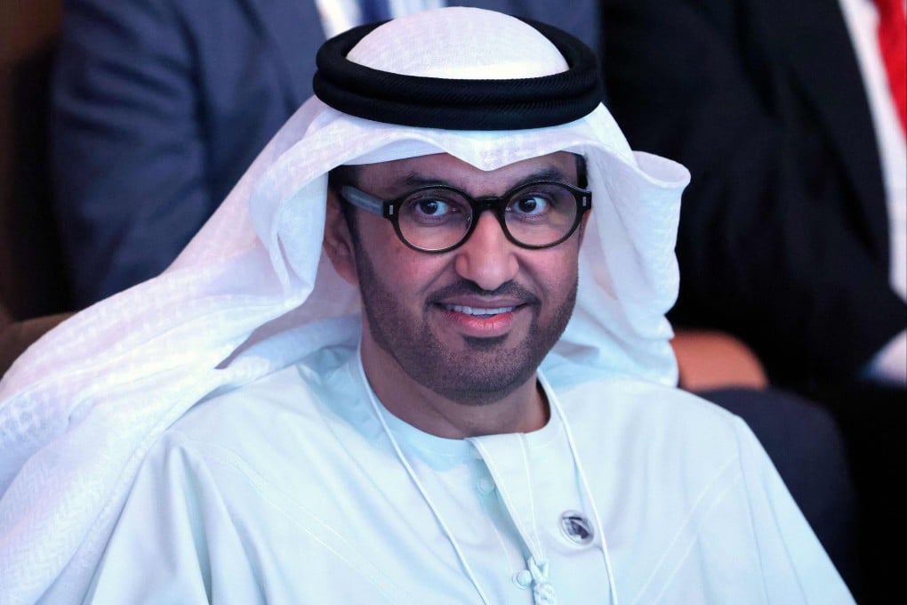 Sultan al-Jaber, chief executive of the UAE’s Abu Dhabi National Oil Company, is the president of the COP28 climate summit, which starts in November. Over 100 members of the US Congress and the European Parliament do not want him to lead the conference. File photo: AFP