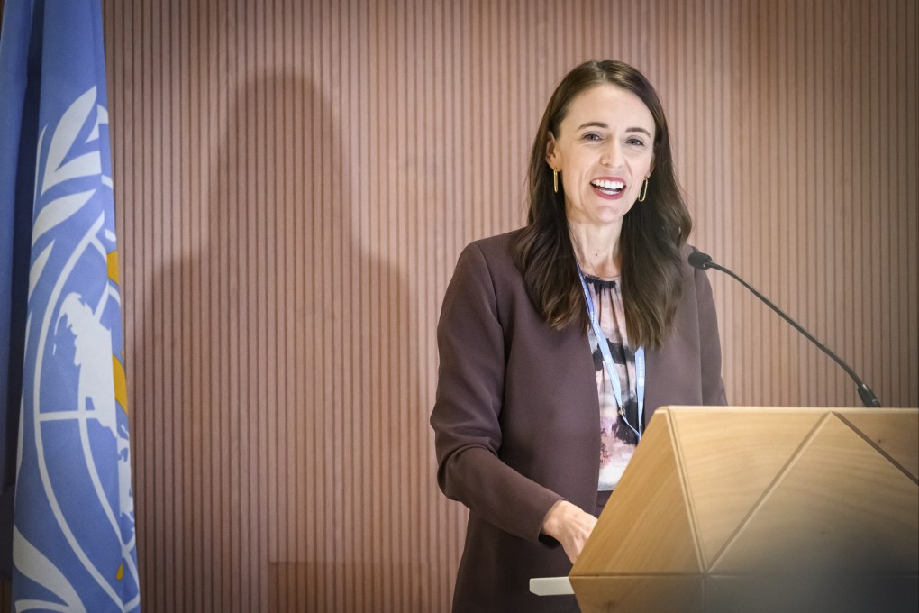 New Zealand’s former prime minister Jacinda Ardern at the United Nations headquarters in Geneva, Switzerland on May 21. Photo: EPA-EFE