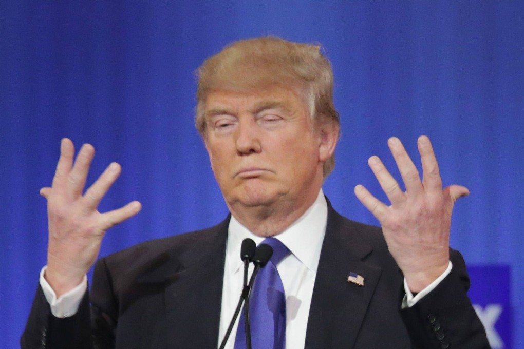 Donald Trump has assured his hands are not too small. File photo: AFP