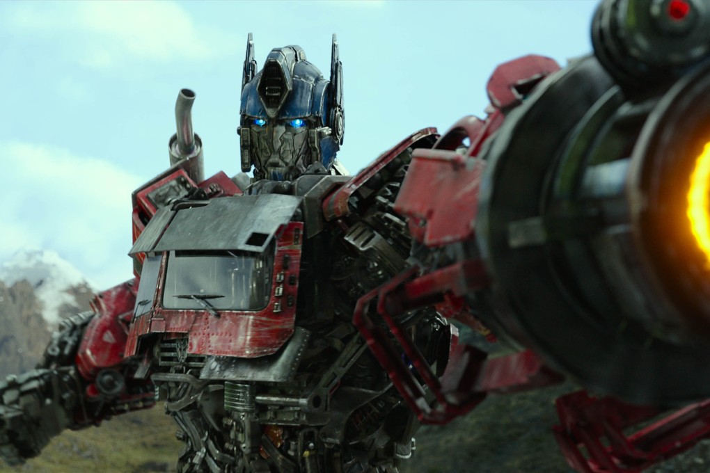 Optimus Prime, voiced by Peter Cullen, in a still from “Transformers: Rise of the Beasts” (category IIA), directed by Steven Caple Jr. Anthony Ramos and Michelle Yeoh co-star.